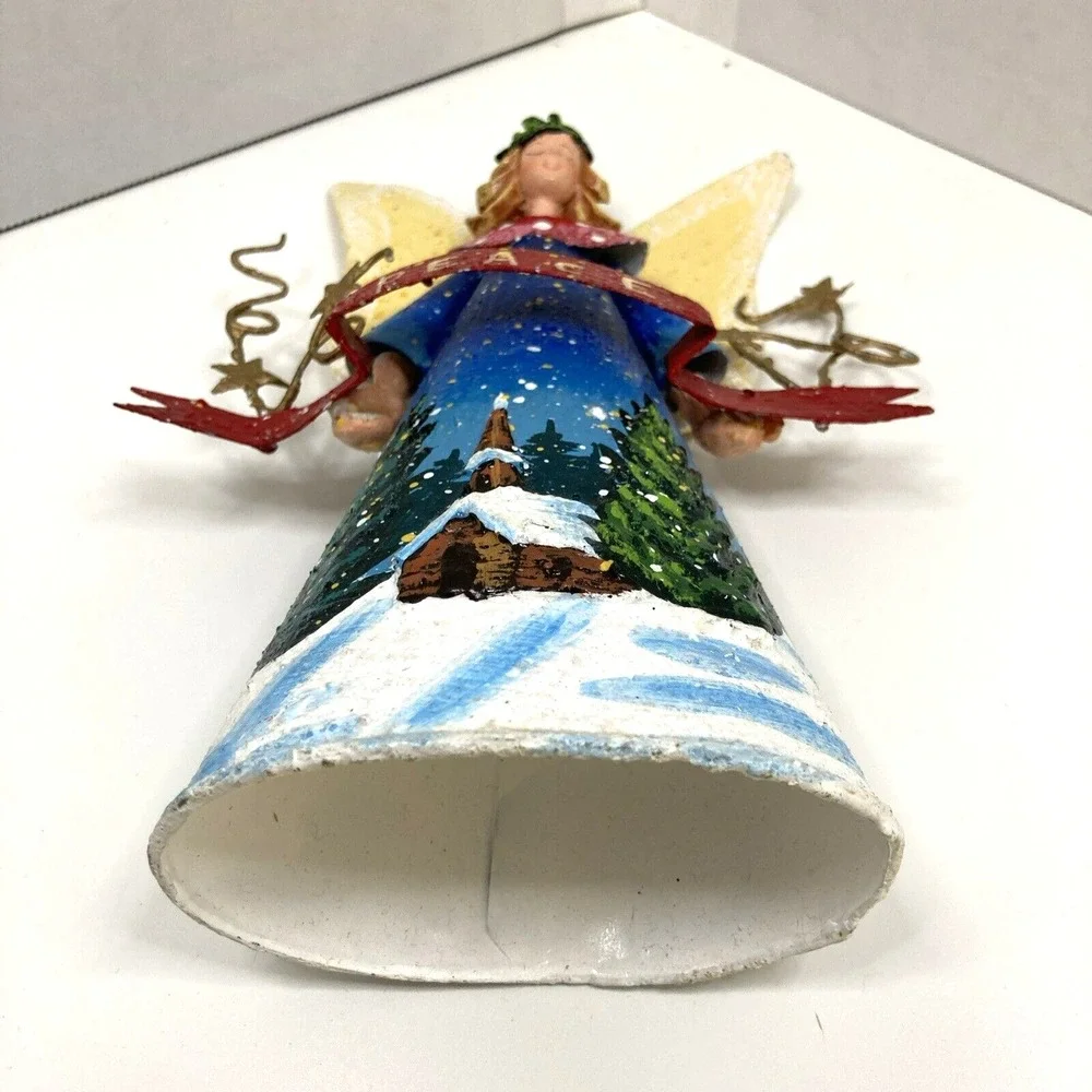 Vtg Ranger Gift Angel w/ Peace Banner Christmas Holiday‎ Figurine Retired 8